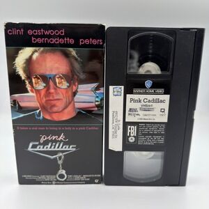 Pink Cadillac VHS 1989 Clint Eastwood Bernadette Peters Warner Home Video 11877